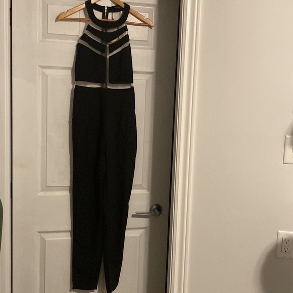 Mesh/ Transparent Jumpsuit - Picture 5 of 5